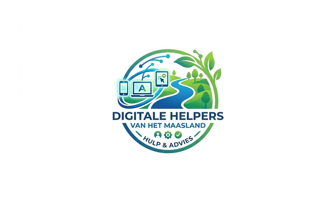 Logo Digitale Helpers van het Maasland — hulp en advies
